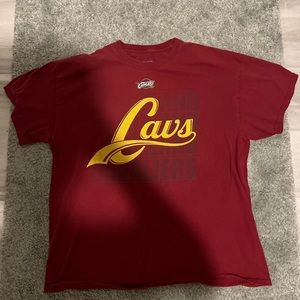 EUC Homage Cleveland Cavaliers CAVS Logo Mens XL Red Tshirt